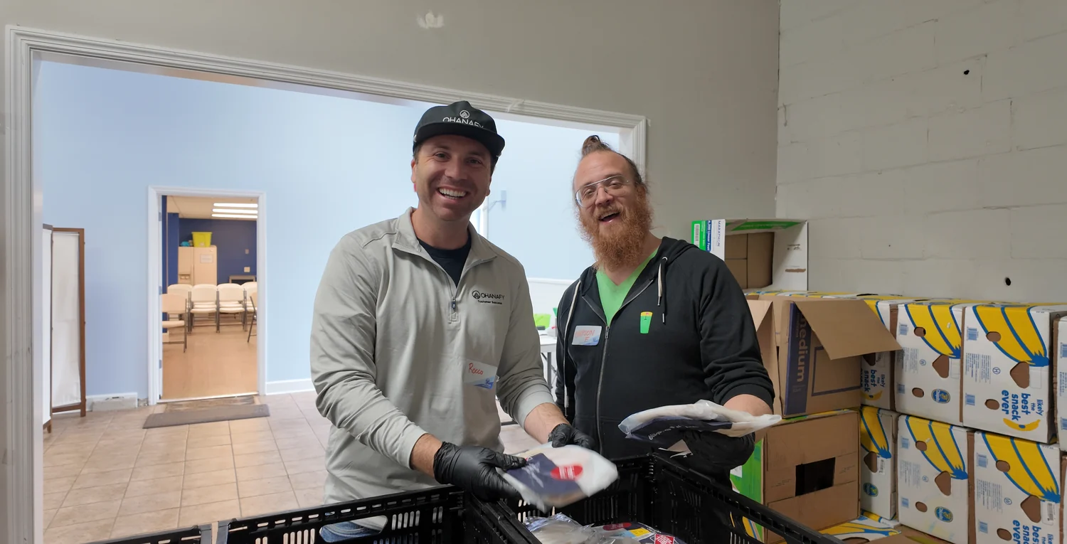 Sorting donations on a quarterly VTO day